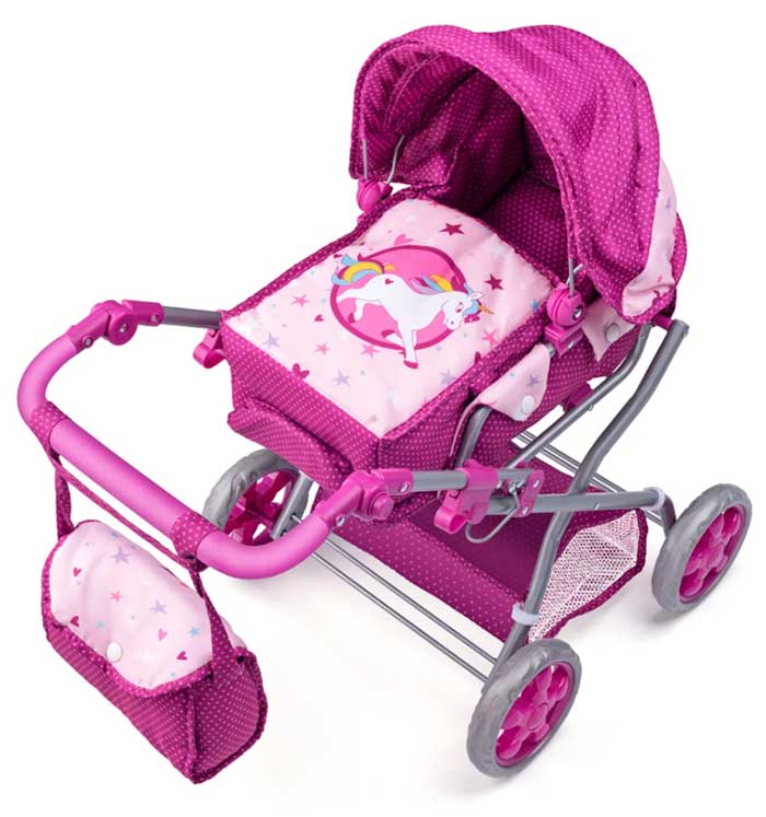 WOODY Kolica za lutke Unicorn 91509 - dodatni pogled