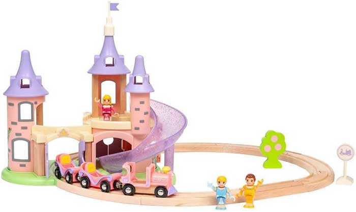 BRIO Disney Princess Zamak sa prugom i figuricama princeza 33312 - dodatni pogled