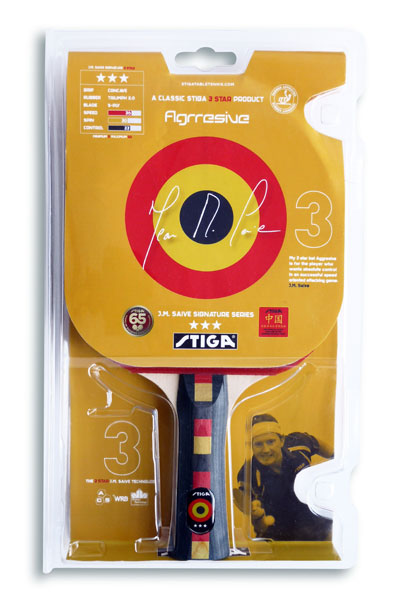 Stiga Reket za stoni tenis - R - Aggresive JMS 3st - dodatni pogled