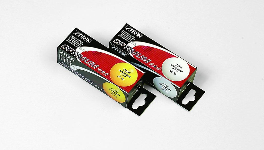 Loptice za stoni tenis 1/3 Stiga Optimum 3 Star White 518003 - dodatni pogled