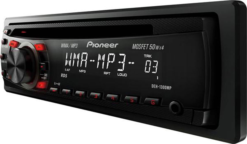 Pioneer auto player DEH-1300MP - dodatni pogled