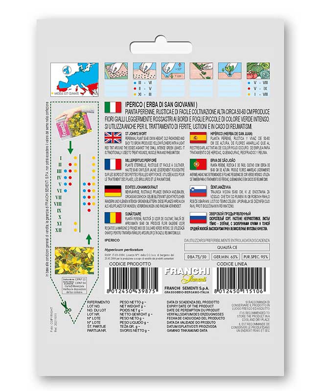 Kantarion seme 5 kesica Franchi Sementi Virimax - dodatni pogled