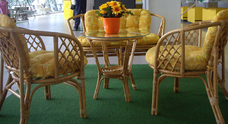 Bambus Ratan Garnitura Moć Cveća - dodatni pogled