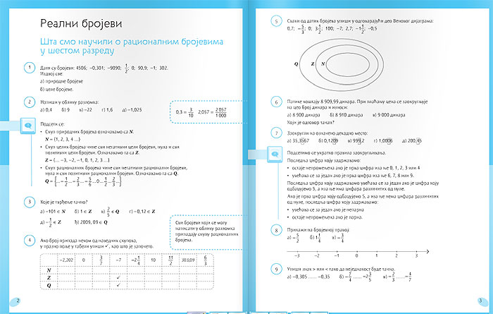 Matematika za VII razred - zbirka zadataka Kreativni centar - dodatni pogled