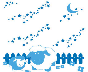 Zidni tatoo Sweet Lullaby D02 170x120cm 47A7DE 0071B5 - dodatni pogled