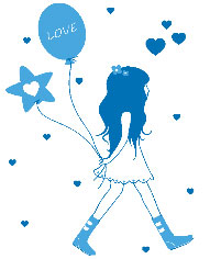 Zidni tatoo Girl With Baloons D06 90x120cm 0071B5 47A7DE - dodatni pogled