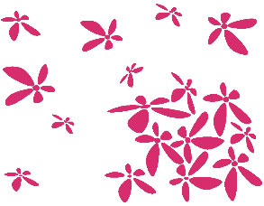 Zidni tatoo Flower Power U01B 80x60cm D72D6D - dodatni pogled