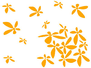 Zidni tatoo Flower Power U01B 80x60cm FFA600 - dodatni pogled