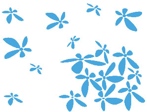 Zidni tatoo Flower Power U01B 120x90cm 47A7DE - dodatni pogled