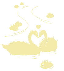 Zidni tatoo Swans R01B 100x120cm F3EBAA - dodatni pogled