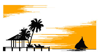 Zidni tatoo Paradise Island PS01 150x75cm 060606 FFA600 - dodatni pogled