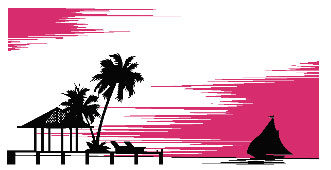 Zidni tatoo Paradise Island PS01 120x60cm 060606 D72D6D - dodatni pogled