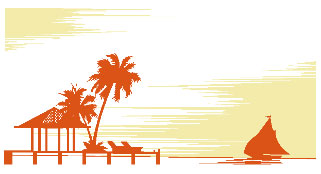 Zidni tatoo Paradise Island PS01 120x60cm DB5316 F3EBAA - dodatni pogled