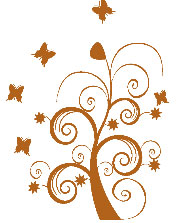 Zidni tatoo Dream Tree U06B 106x150cm B1621B - dodatni pogled