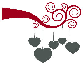 Zidni tatoo Under the Hearts R04 120x90cm A0001C 4E5754 - dodatni pogled