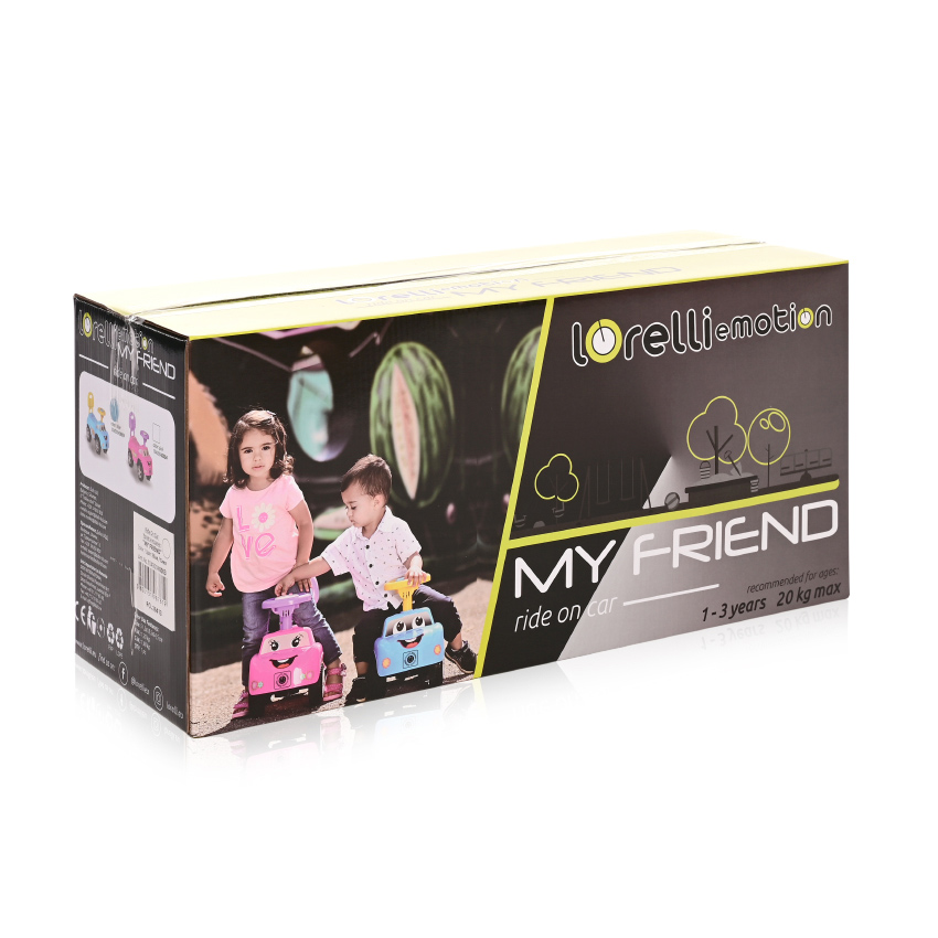 Lorelli Dečja guralica - auto My Friend pink 10400040004 - dodatni pogled