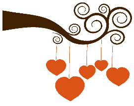 Zidni tatoo Under the Hearts R04 80x60cm 412102  DB5316 - dodatni pogled