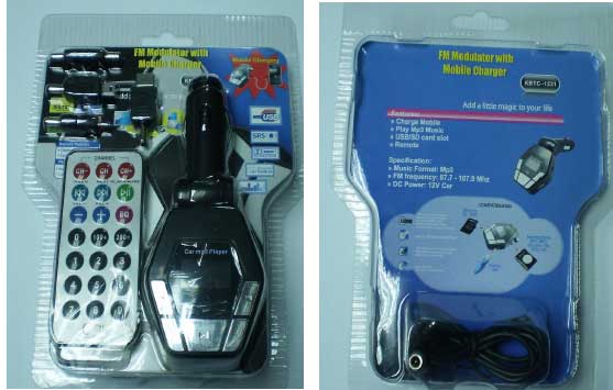 Nexon FM Modulator i Punjač Mobilnih Telefona MP3-C09 - dodatni pogled