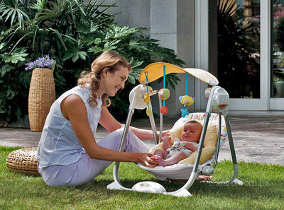 Chicco Ljuljaška za bebe Polly Swing Sea Dreams 6769180 - dodatni pogled