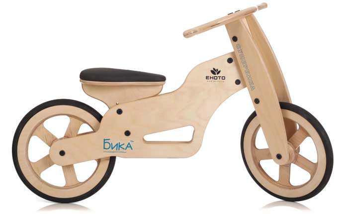 Bika Super Bika Drveni Ekološki Dečiji Bicikl - dodatni pogled