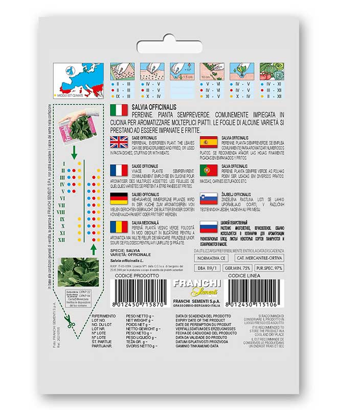 Žalfija seme 10 kesica Franchi Sementi Virimax - dodatni pogled