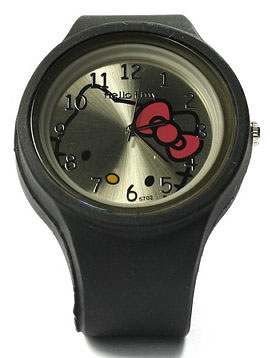 Hello Kitty Ručni časovnik 5708 silicone black - dodatni pogled