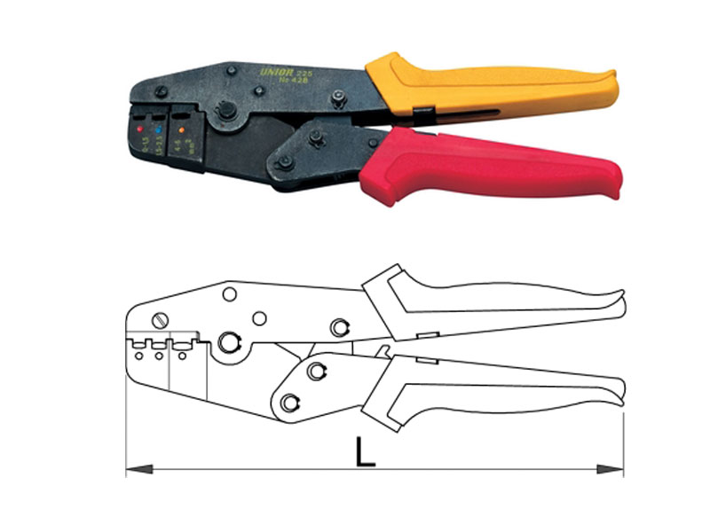 UNIOR Klešta za gole kabalske stopice, 240/0.5-6 mm, art. 428 602327 - dodatni pogled