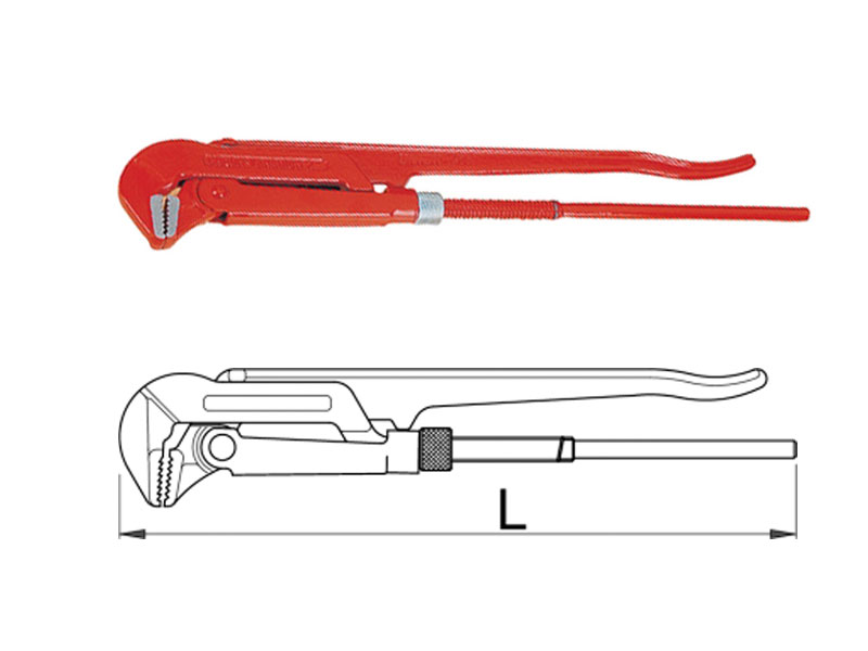 UNIOR Klešta cevna ravna 1 1/2 cola art. 480 601482 - dodatni pogled