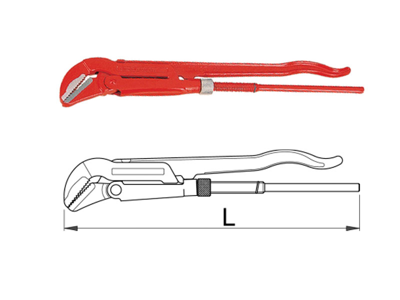 UNIOR Klešta cevna ugaona, 2 cola, art. 481 601498 - dodatni pogled
