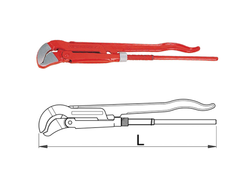 UNIOR Klešta cevna ugaona S čeljust, 1/2 cola, art. 482 601510 - dodatni pogled