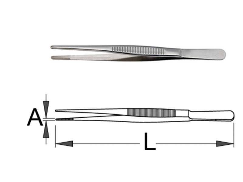 UNIOR Pinceta ravna, 140 mm, art. 1344 619282 - dodatni pogled