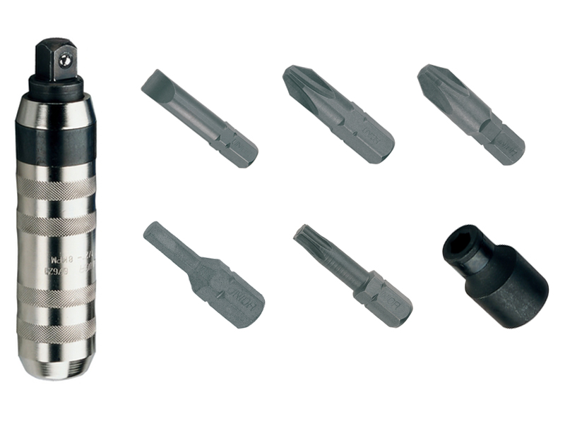 UNIOR Garnitura udarnog izvijača sa nastavcima, 14 delova, art. 6762 605061 - dodatni pogled