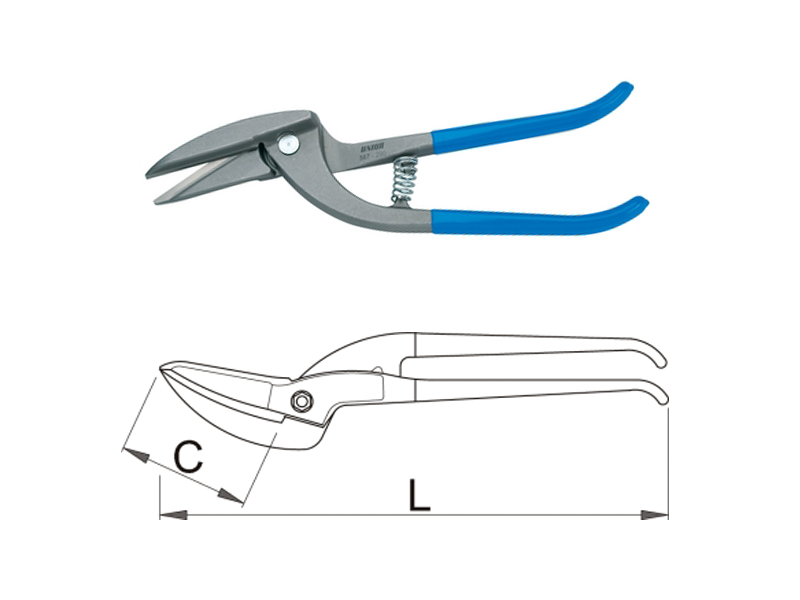 UNIOR Makaze za lim PELIKAN 290 mm art. 567 609335 - dodatni pogled