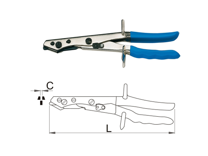UNIOR Makaze glodače Glodalica za lim 250 mm art. 562 608772 - dodatni pogled