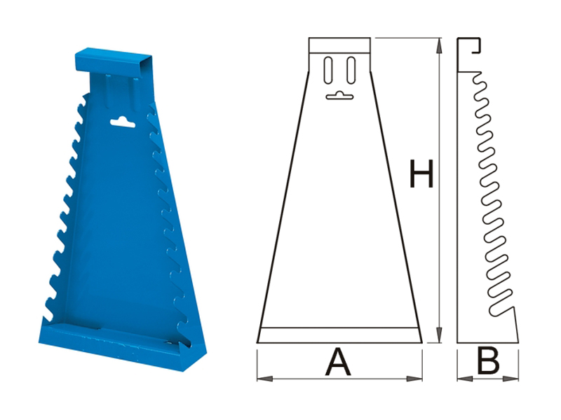 UNIOR Stalak za viljuškaste ključeve, lakiran, art. 977/1 605160 - dodatni pogled