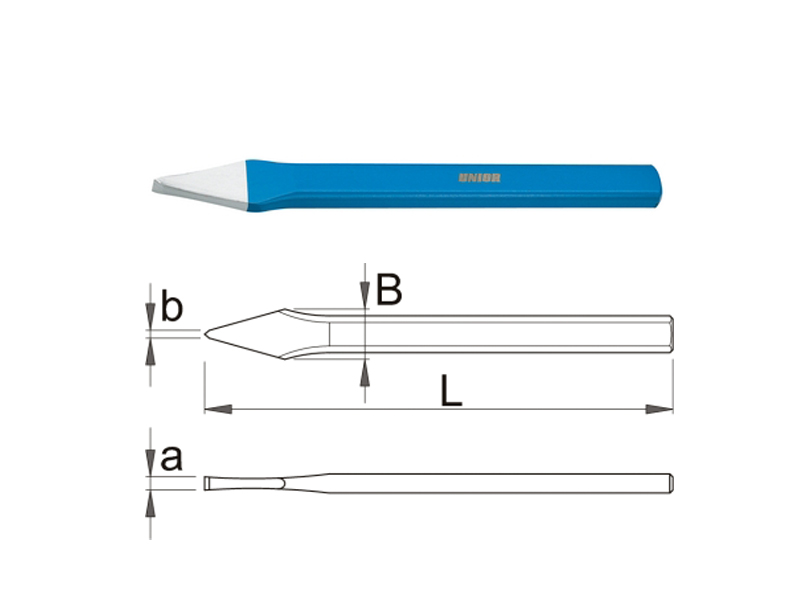 UNIOR Sekač za gvožđe, krstasti, 200 mm, art. 670/6 - dodatni pogled
