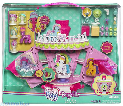 Hasbro My Little Pony Ponyville La-Ti-Da Hair & Spa Salon E89104 - dodatni pogled