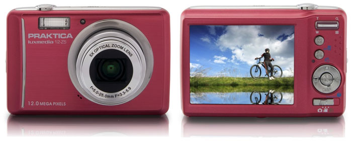 Praktica Luxmedia 14-Z4 bordeaux-red digitalni fotoaparat - dodatni pogled