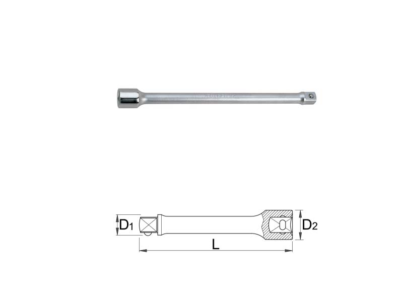 UNIOR Produžetak za nasadne ključeve 1/2 250mm 190.4/1 600875 924351M - dodatni pogled