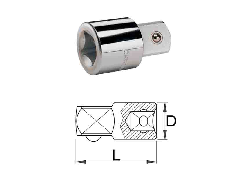 UNIOR Nastavak za nasadne ključeve - 3/4-1/2 197.7/1 602741 658465  - dodatni pogled