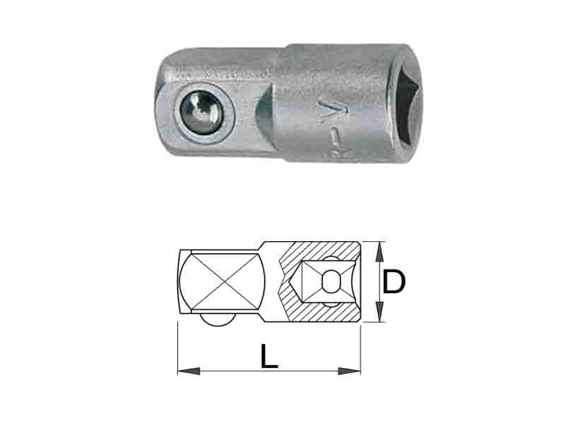 953941 UNIOR Nastavak za nasadne ključeve - 1/4-3/8 - dodatni pogled