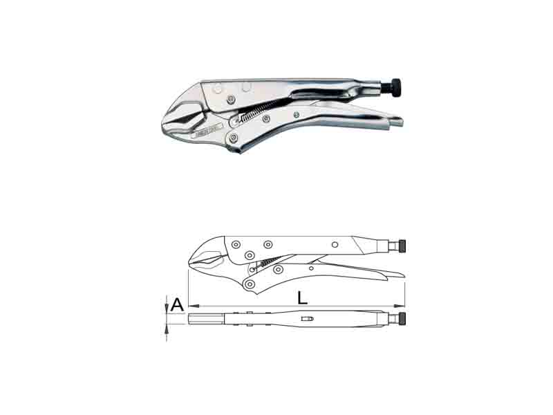 UNIOR Klešta grip - 175mm, NIKLOVANA art.430 601551 924563 - dodatni pogled