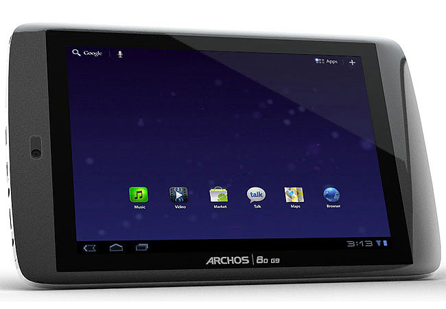 Archos 80 G9 Android 3.2 Honeycomb Tablet PC 16 GB - dodatni pogled