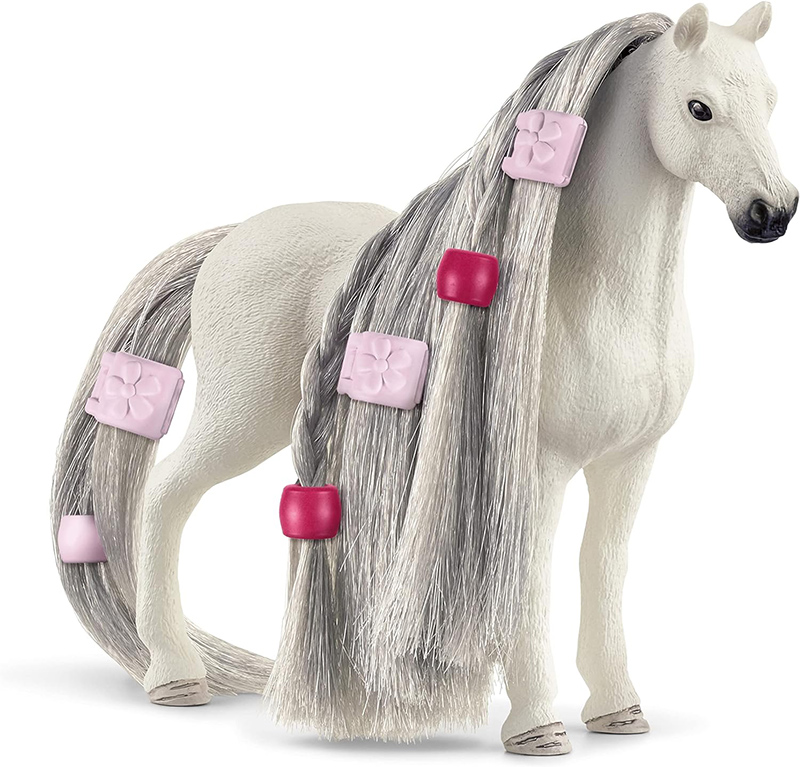 Schleich Horse Club figura - Konji za ulepšavanje - Bela kvarter kobila 42583 - dodatni pogled