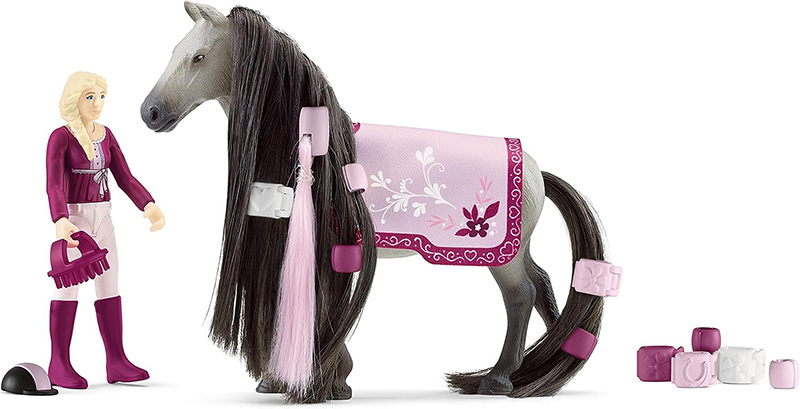 Schleich® Horse Club figura - Konji za ulepšavanje - Sofija i kobila Dasty 42584 - dodatni pogled