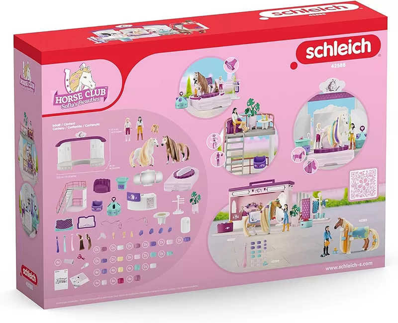 Schleich® Horse Club figurice - Salon za ulepšavanje konja 42588
