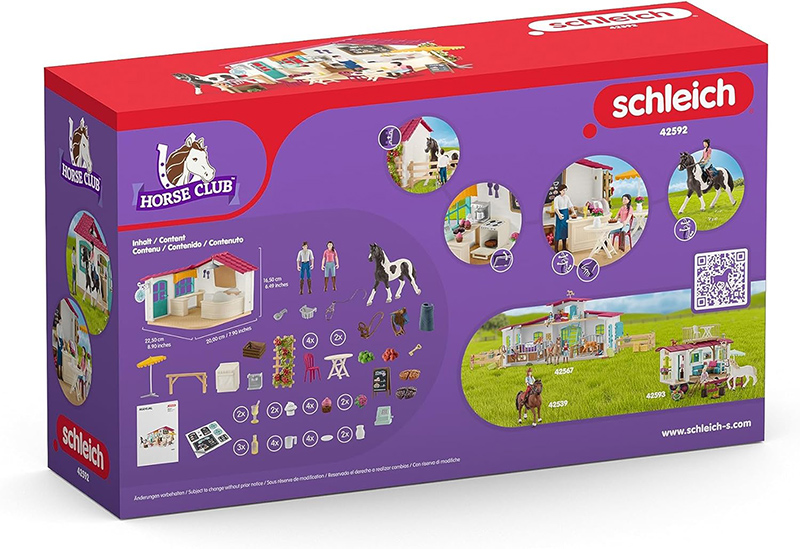 Schleich® Horse Club figure - Kafić u konjičkom klubu 42592 - dodatni pogled