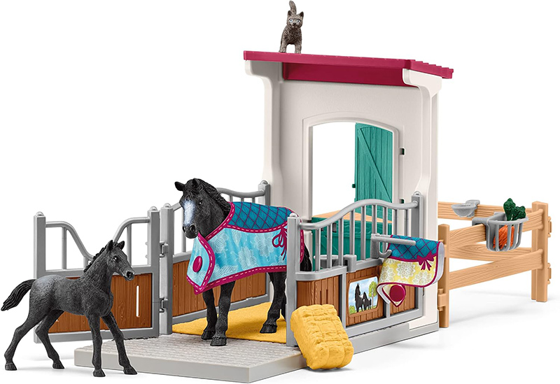 Schleich® Horse Club figure - Boks za konje sa konjima 42611 - dodatni pogled