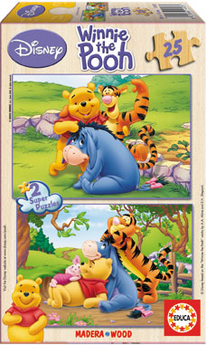 Educa Drveni Puzzle Winnie The Pooh ED14503 - dodatni pogled