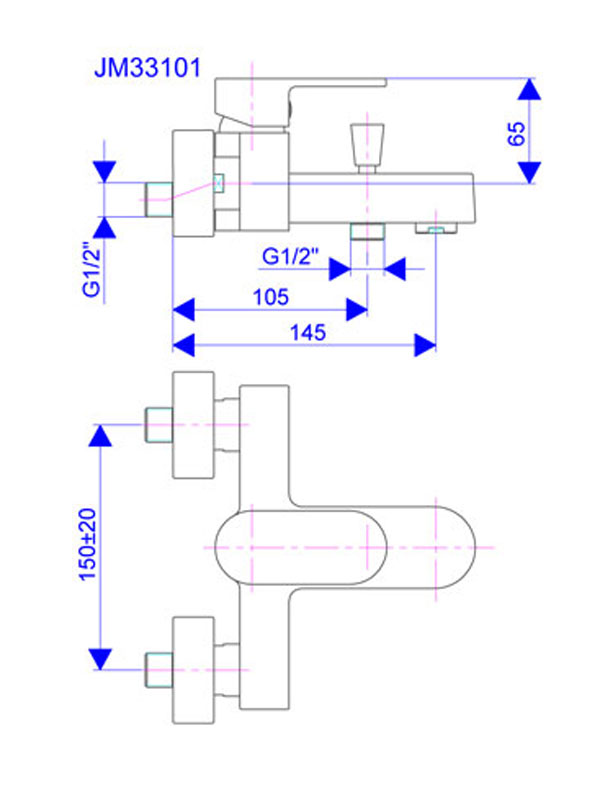 BATERIJA za kadu JM33101 - dodatni pogled